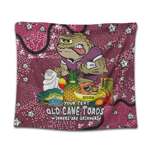 Queensland Cane Toads Custom Tapestry - Australian Big Things Tapestry Queensland Cane Toads Custom Tapestry - Australian Big Things Tapestry