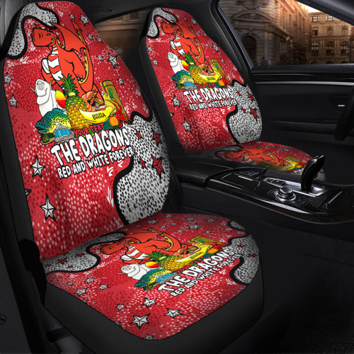St. George Illawarra Dragons Custom Car Seat Cover - Australian Big Things Car Seat Cover