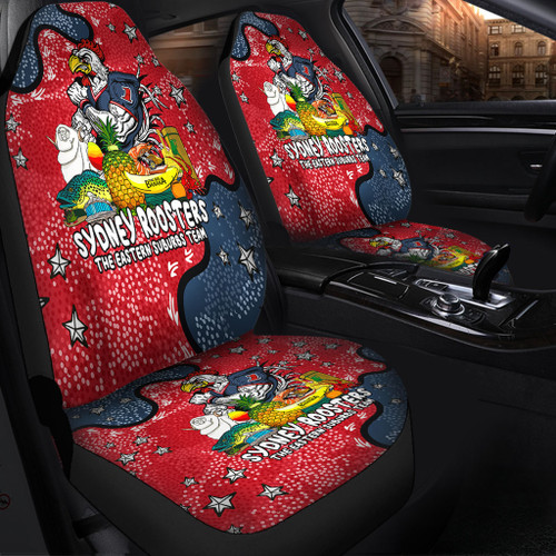 Sydney Roosters Custom Car Seat Cover - Australian Big Things Car Seat Cover Sydney Roosters Custom Car Seat Cover - Australian Big Things Car Seat Cover