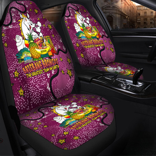 Brisbane Broncos Custom Car Seat Cover - Australian Big Things Car Seat Cover Brisbane Broncos Custom Car Seat Cover - Australian Big Things Car Seat Cover
