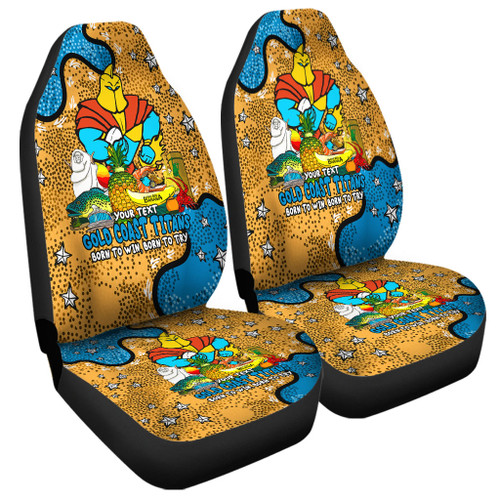 Gold Coast Titans Custom Car Seat Cover - Australian Big Things Car Seat Cover
