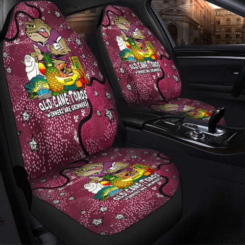 Queensland Cane Toads Custom Car Seat Cover - Australian Big Things Car Seat Cover Queensland Cane Toads Custom Car Seat Cover - Australian Big Things Car Seat Cover
