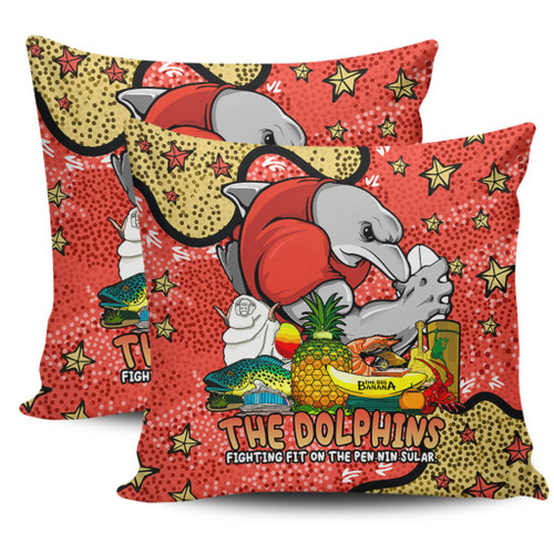 Redcliffe Dolphins Custom Pillow Cases - Australian Big Things Pillow Cases Redcliffe Dolphins Custom Pillow Cases - Australian Big Things Pillow Cases
