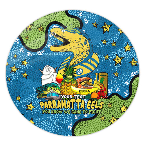 Parramatta Eels Custom Round Rug - Australian Big Things Round Rug Parramatta Eels Custom Round Rug - Australian Big Things Round Rug