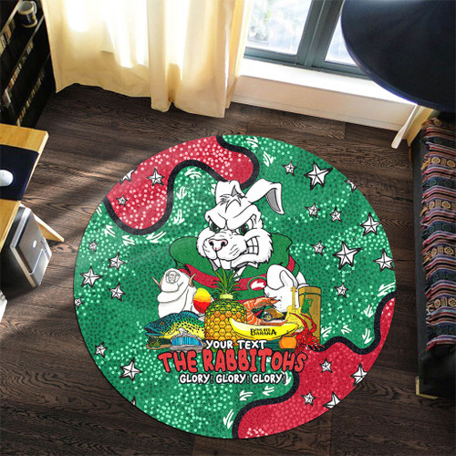 South Sydney Rabbitohs Round Rug - Australian Big Things Round Rug South Sydney Rabbitohs Round Rug - Australian Big Things Round Rug