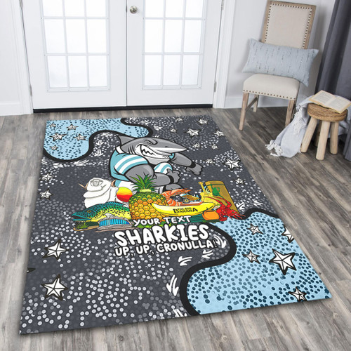 Cronulla-Sutherland Sharks Custom Area Rug - Australian Big Things Area Rug Cronulla-Sutherland Sharks Custom Area Rug - Australian Big Things Area Rug
