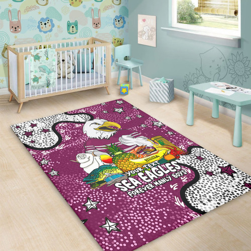 Manly Warringah Sea Eagles Area Rug - Australian Big Things Area Rug Manly Warringah Sea Eagles Area Rug - Australian Big Things Area Rug