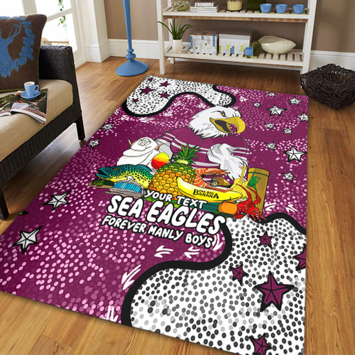 Manly Warringah Sea Eagles Area Rug - Australian Big Things Area Rug Manly Warringah Sea Eagles Area Rug - Australian Big Things Area Rug