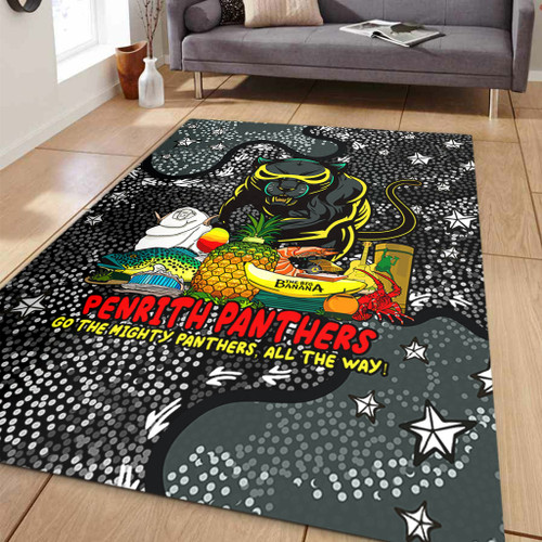 Penrith Panthers Custom Area Rug - Australian Big Things Area Rug Penrith Panthers Custom Area Rug - Australian Big Things Area Rug
