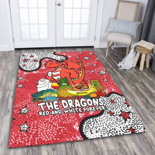 St. George Illawarra Dragons Custom Area Rug - Australian Big Things Area Rug St. George Illawarra Dragons Custom Area Rug - Australian Big Things Area Rug