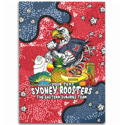 Sydney Roosters Custom Area Rug - Australian Big Things Area Rug Sydney Roosters Custom Area Rug - Australian Big Things Area Rug