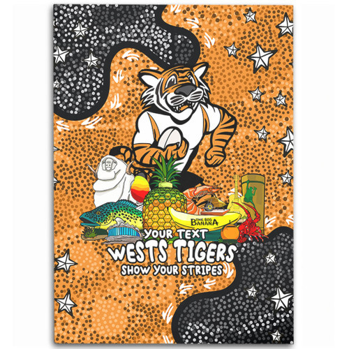 Wests Tigers Custom Area Rug - Australian Big Things Area Rug Wests Tigers Custom Area Rug - Australian Big Things Area Rug