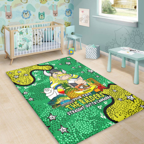 Canberra Raiders Custom Area Rug - Australian Big Things Area Rug Canberra Raiders Custom Area Rug - Australian Big Things Area Rug
