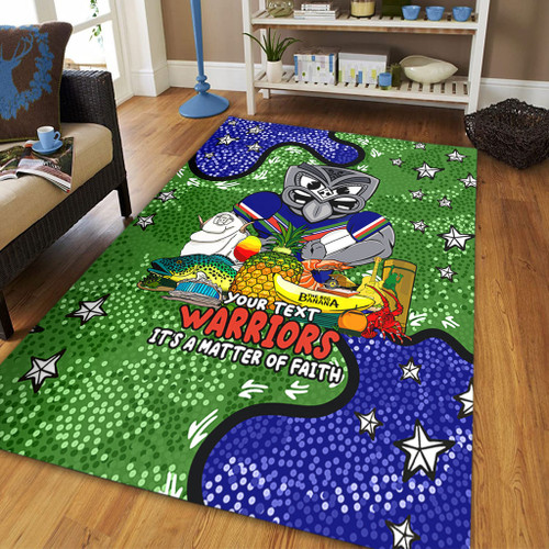 New Zealand Warriors Custom Area Rug - Australian Big Things Area Rug New Zealand Warriors Custom Area Rug - Australian Big Things Area Rug