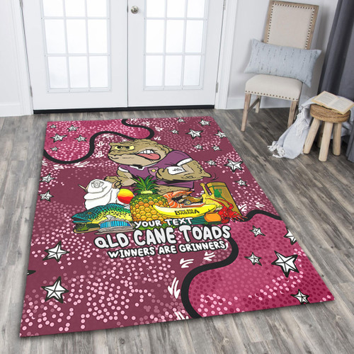 Queensland Cane Toads Custom Area Rug - Australian Big Things Area Rug Queensland Cane Toads Custom Area Rug - Australian Big Things Area Rug