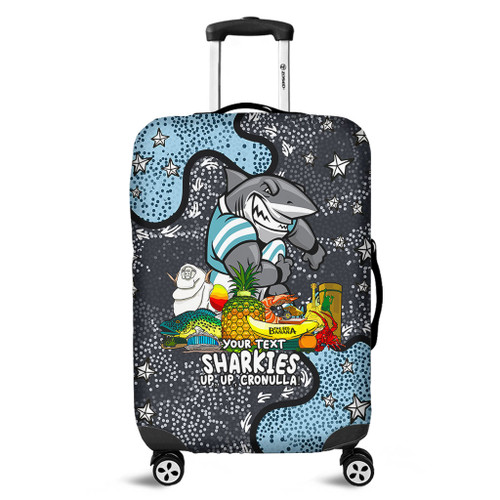 Cronulla-Sutherland Sharks Custom Luggage Cover - Australian Big Things Luggage Cover