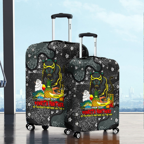 Penrith Panthers Custom Luggage Cover - Australian Big Things Luggage Cover Penrith Panthers Custom Luggage Cover - Australian Big Things Luggage Cover