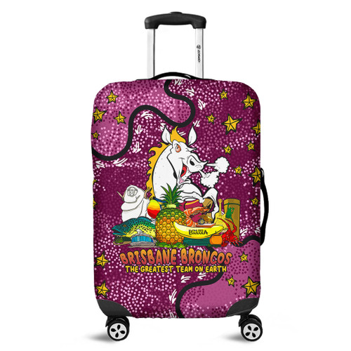 Brisbane Broncos Custom Luggage Cover - Australian Big Things Luggage Cover Brisbane Broncos Custom Luggage Cover - Australian Big Things Luggage Cover