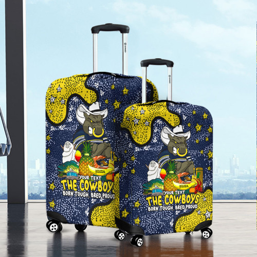 North Queensland Cowboys Custom Luggage Cover - Australian Big Things Luggage Cover