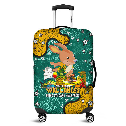 Australia Wallabies Custom Luggage Cover - Australian Big Things Luggage Cover Australia Wallabies Custom Luggage Cover - Australian Big Things Luggage Cover