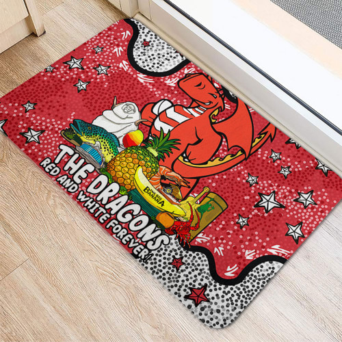 St. George Illawarra Dragons Custom Doormat - Australian Big Things Doormat St. George Illawarra Dragons Custom Doormat - Australian Big Things Doormat