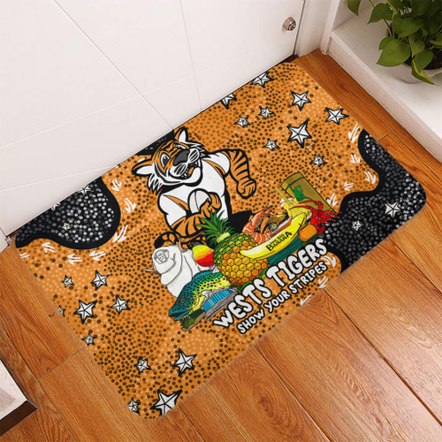 Wests Tigers Custom Doormat - Australian Big Things Doormat Wests Tigers Custom Doormat - Australian Big Things Doormat