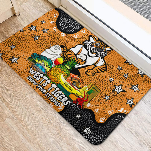 Wests Tigers Custom Doormat - Australian Big Things Doormat Wests Tigers Custom Doormat - Australian Big Things Doormat