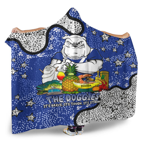 Canterbury-Bankstown Bulldogs Custom Hooded Blanket - Australian Big Things Hooded Blanket