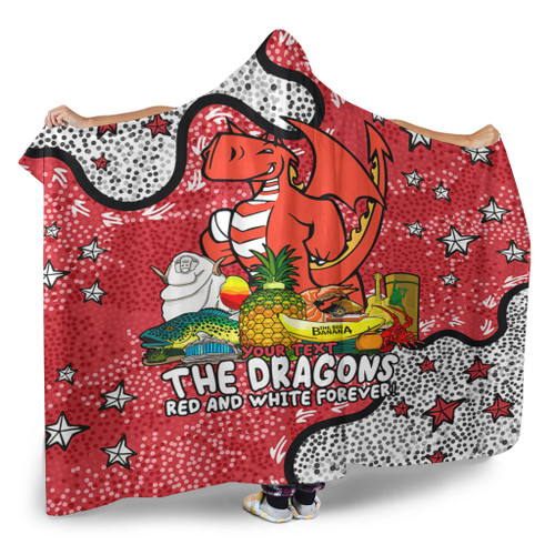 St. George Illawarra Dragons Custom Hooded Blanket - Australian Big Things Hooded Blanket St. George Illawarra Dragons Custom Hooded Blanket - Australian Big Things Hooded Blanket