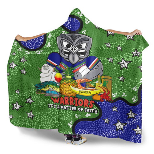 New Zealand Warriors Custom Hooded Blanket - Australian Big Things Hooded Blanket New Zealand Warriors Custom Hooded Blanket - Australian Big Things Hooded Blanket