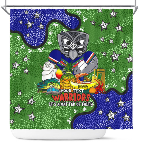 New Zealand Warriors Custom Shower Curtain - Australian Big Things Shower Curtain New Zealand Warriors Custom Shower Curtain - Australian Big Things Shower Curtain