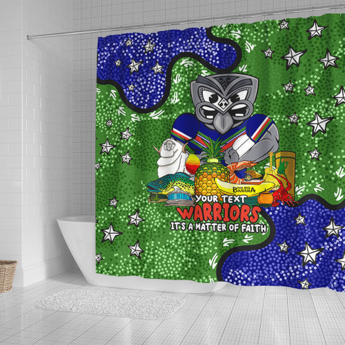 New Zealand Warriors Custom Shower Curtain - Australian Big Things Shower Curtain New Zealand Warriors Custom Shower Curtain - Australian Big Things Shower Curtain