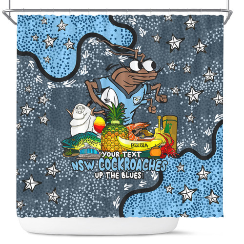 New South Wales Cockroaches Custom Shower Curtain - Australian Big Things Shower Curtain