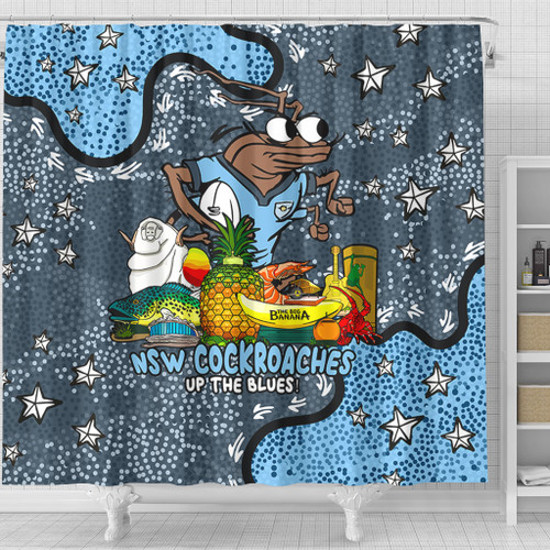 New South Wales Cockroaches Custom Shower Curtain - Australian Big Things Shower Curtain