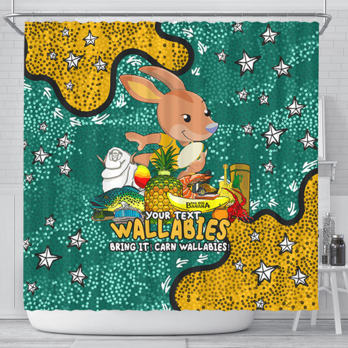 Australia Wallabies Custom Shower Curtain - Australian Big Things Shower Curtain Australia Wallabies Custom Shower Curtain - Australian Big Things Shower Curtain