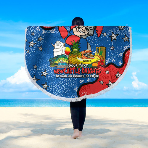 Newcastle Knights Custom Beach Blanket - Australian Big Things Beach Blanket Newcastle Knights Custom Beach Blanket - Australian Big Things Beach Blanket