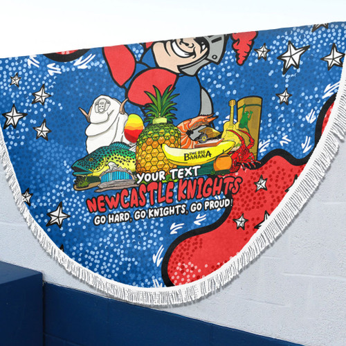 Newcastle Knights Custom Beach Blanket - Australian Big Things Beach Blanket Newcastle Knights Custom Beach Blanket - Australian Big Things Beach Blanket