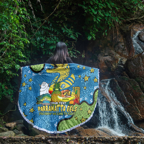 Parramatta Eels Custom Beach Blanket - Australian Big Things Beach Blanket Parramatta Eels Custom Beach Blanket - Australian Big Things Beach Blanket