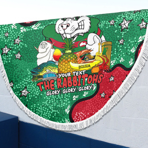South Sydney Rabbitohs Beach Blanket - Australian Big Things Beach Blanket South Sydney Rabbitohs Beach Blanket - Australian Big Things Beach Blanket