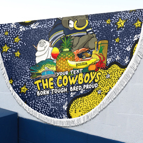 North Queensland Cowboys Custom Beach Blanket - Australian Big Things Beach Blanket North Queensland Cowboys Custom Beach Blanket - Australian Big Things Beach Blanket