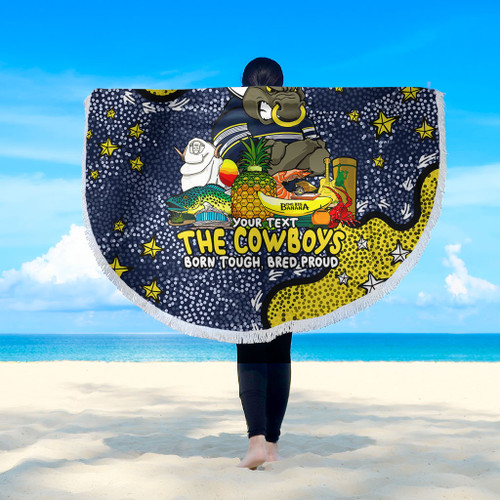 North Queensland Cowboys Custom Beach Blanket - Australian Big Things Beach Blanket North Queensland Cowboys Custom Beach Blanket - Australian Big Things Beach Blanket