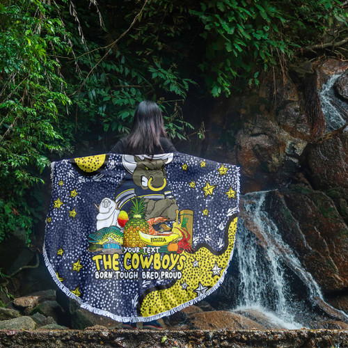 North Queensland Cowboys Custom Beach Blanket - Australian Big Things Beach Blanket North Queensland Cowboys Custom Beach Blanket - Australian Big Things Beach Blanket