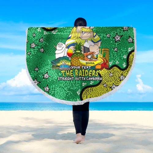 Canberra Raiders Custom Beach Blanket - Australian Big Things Beach Blanket Canberra Raiders Custom Beach Blanket - Australian Big Things Beach Blanket