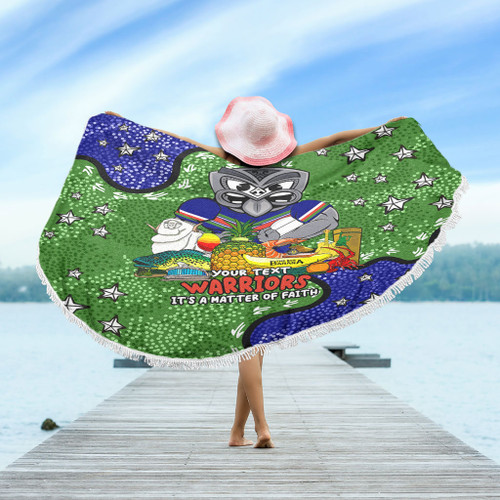 New Zealand Warriors Custom Beach Blanket - Australian Big Things Beach Blanket New Zealand Warriors Custom Beach Blanket - Australian Big Things Beach Blanket