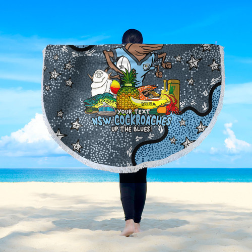 New South Wales Cockroaches Custom Beach Blanket - Australian Big Things Beach Blanket New South Wales Cockroaches Custom Beach Blanket - Australian Big Things Beach Blanket