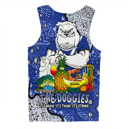 Canterbury-Bankstown Bulldogs Custom Men Singlet - Australian Big Things Men Singlet
