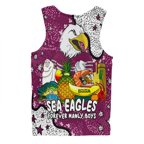Manly Warringah Sea Eagles Men Singlet - Australian Big Things Men Singlet