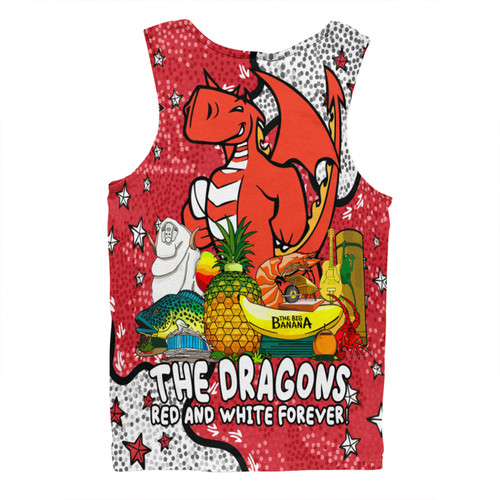St. George Illawarra Dragons Custom Men Singlet - Australian Big Things Men Singlet St. George Illawarra Dragons Custom Men Singlet - Australian Big Things Men Singlet