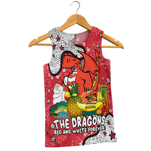 St. George Illawarra Dragons Custom Men Singlet - Australian Big Things Men Singlet St. George Illawarra Dragons Custom Men Singlet - Australian Big Things Men Singlet