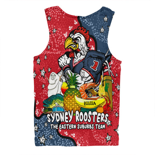 Sydney Roosters Custom Men Singlet - Australian Big Things Men Singlet